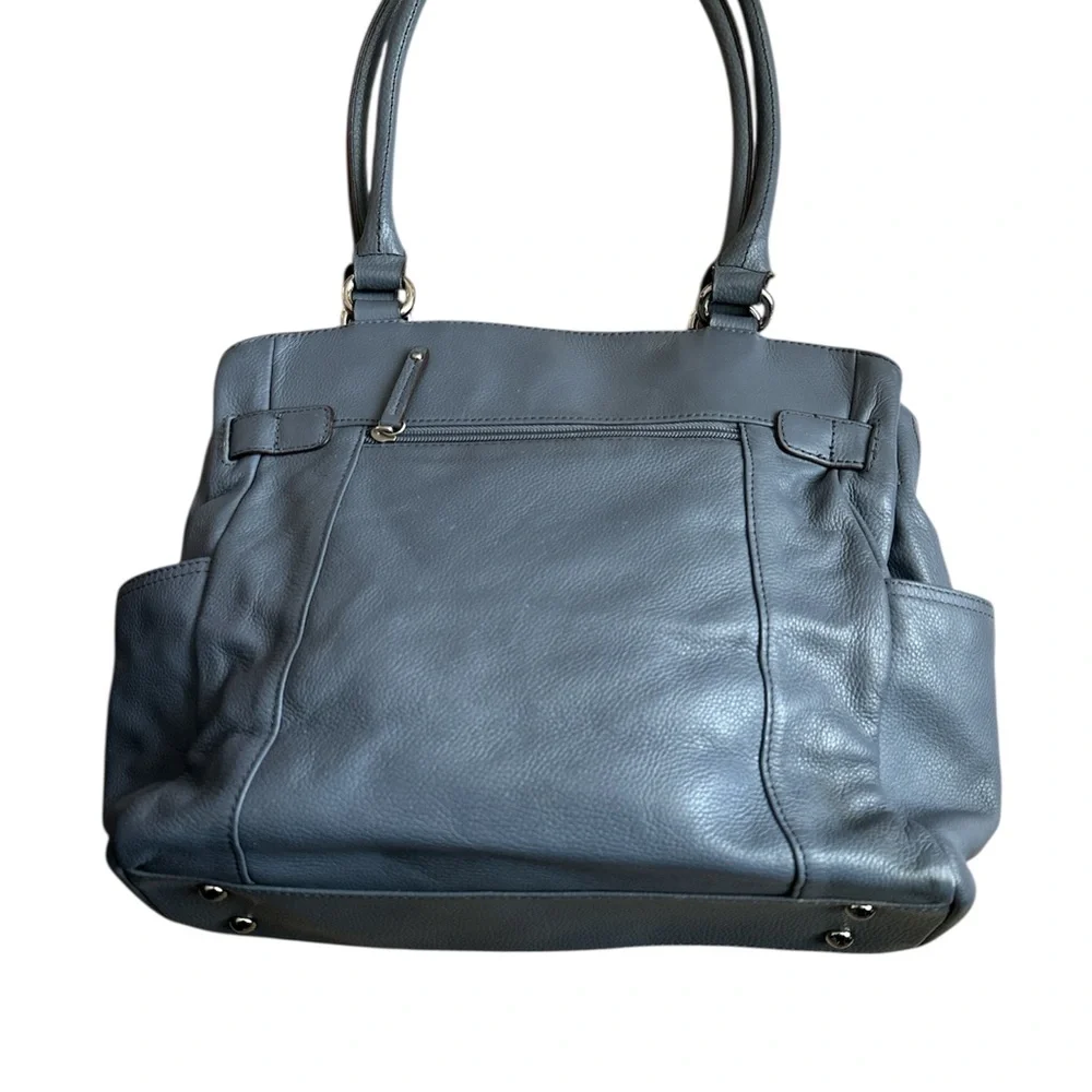 Tignanello Periwinkle Leather Handbag